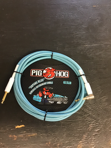 Pig hog 10 ft cable Daphne Blue
